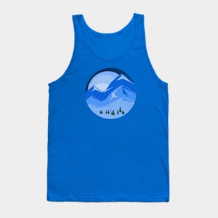 mountain circle insignia Tank Top